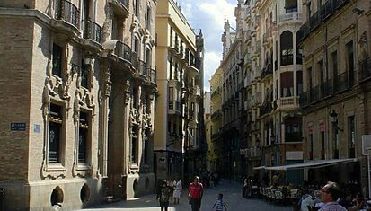 Instituto Hispánico de Murcia - Las calles de Trapería y Platería