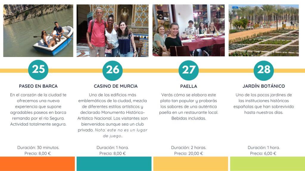 Programa de actividades del Instituto Hispánico de Murcia