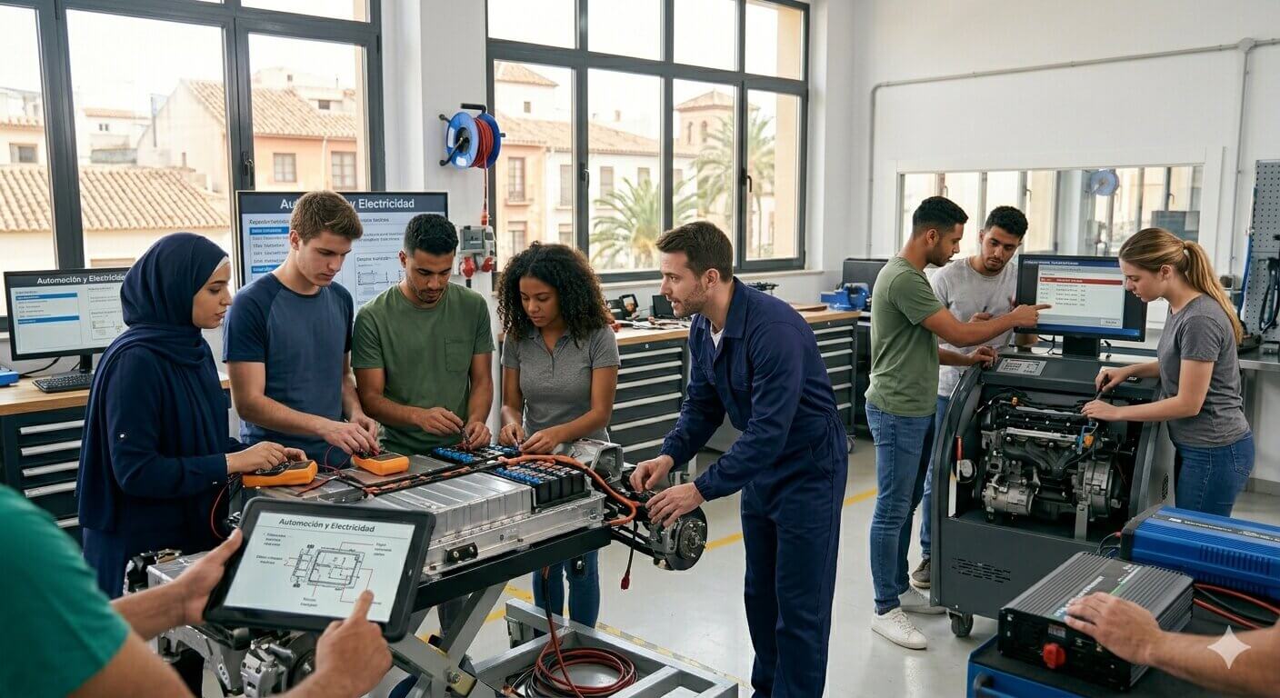 Instituto Hispánico de Murcia - فني أعلى في السيارات والكهرباء Instituto Hispánico de Murcia - فني أعلى في السيارات والكهرباء