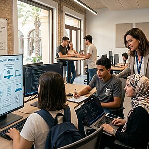 Spanish Course + Vocational Training in Multiplatform Application Development