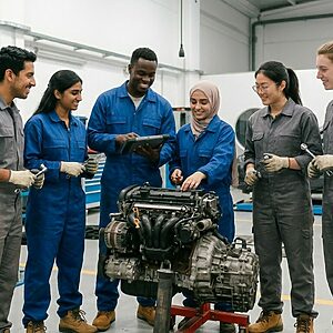 Spanish Course + Vocational Training in Automotive Engineering